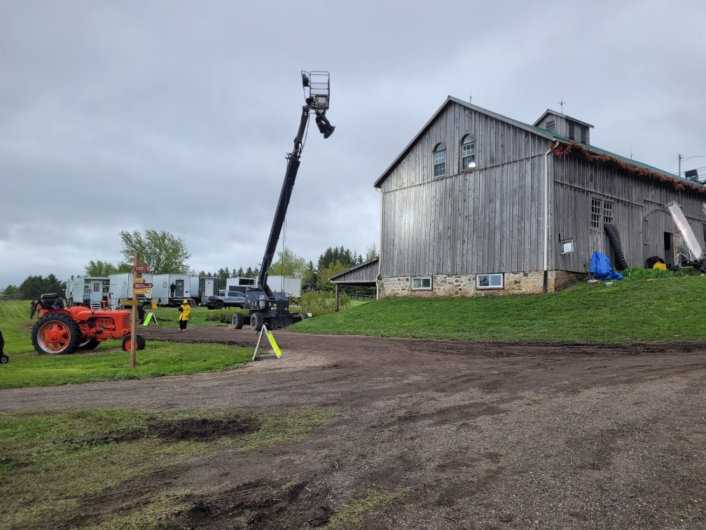 filming in progress