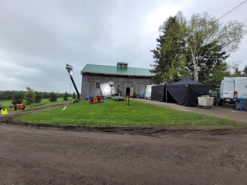 filming in progress