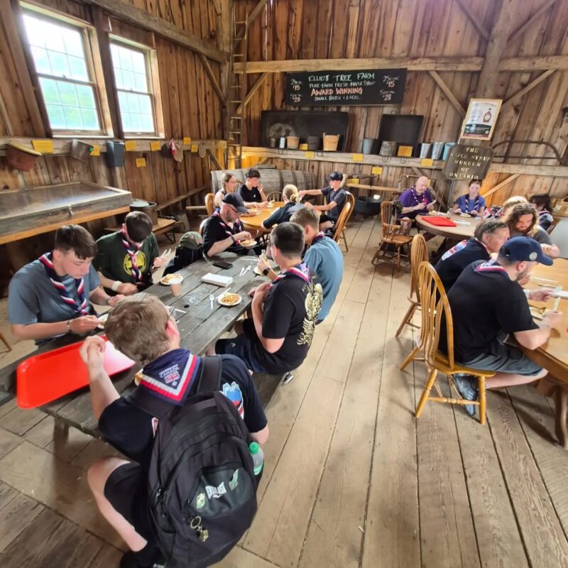 scouts at elliott tree farm