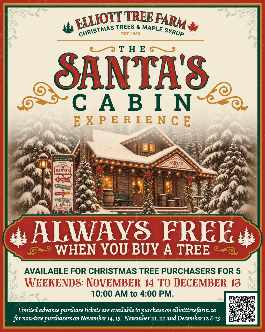 santas cabin